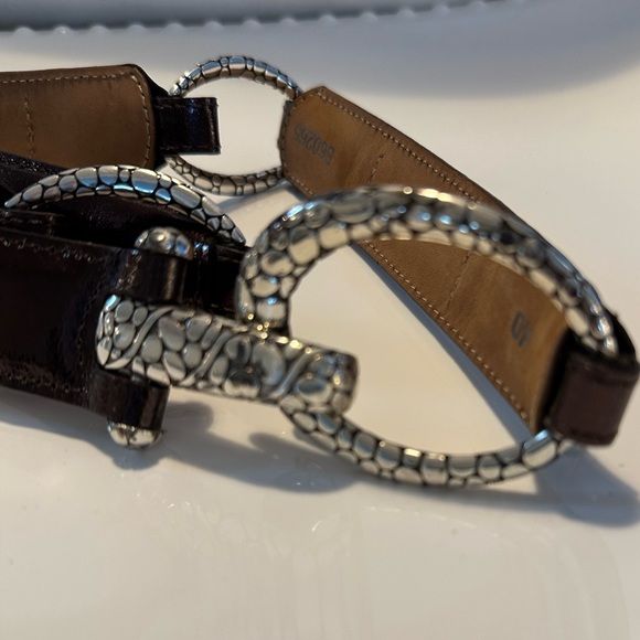 Upgrade Your Style with Brighton Bronze Leather Belt - Elegant & Versatile - Picture 2 of 7